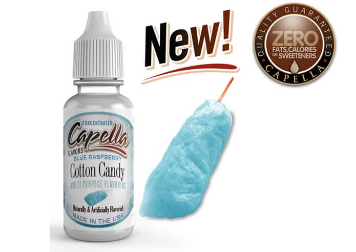 capella flavors Blue Raspberry Cotton Candy画像