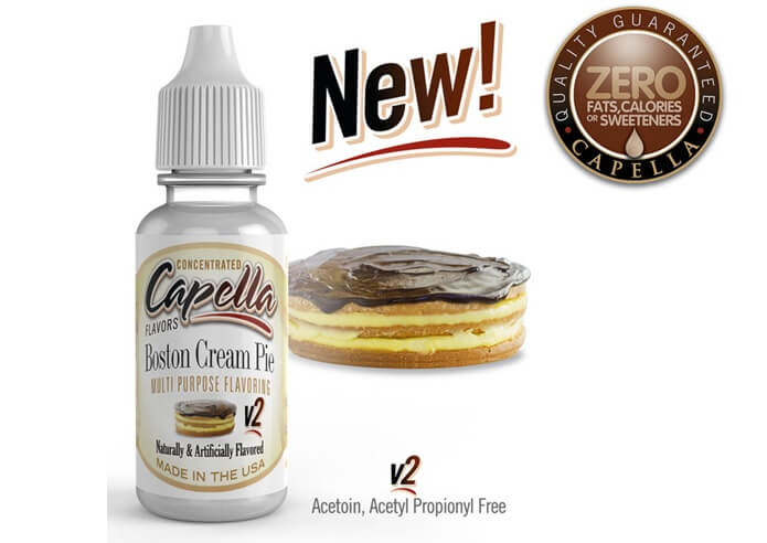 capella flavors Boston Cream Pie v2画像