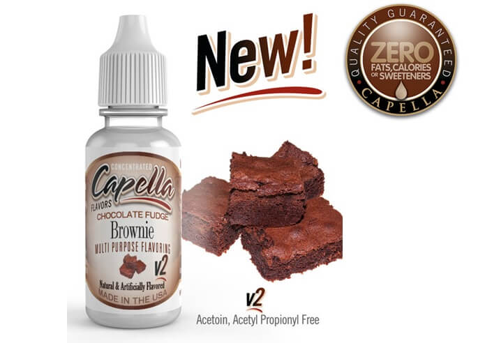 capella flavors Chocolate Fudge Brownie v2画像