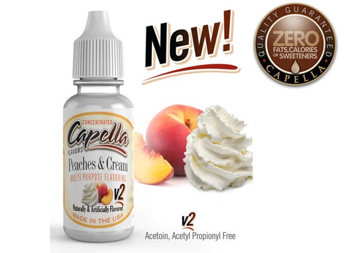 capella flavors Peaches and Cream v2 画像