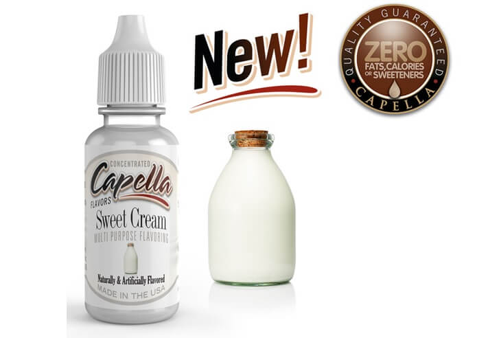 capella flavors Sweet Cream画像