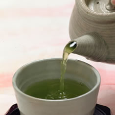 熱いお茶